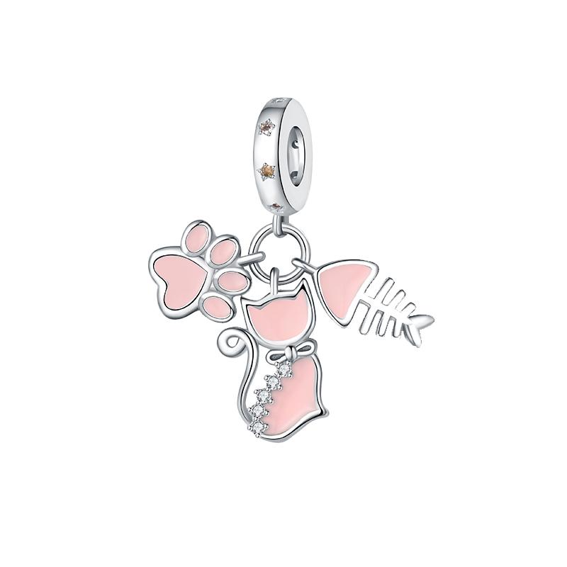 Copper Fish Charms Koi Fish Goldfish Shark Pendants Beads Fit Original Bracelet Jewelry Diy Marking Gift