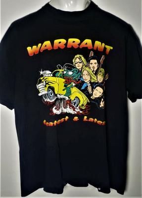 Warrant Band Greatest And Latest Tour Unisex T Shirt Full Size S-5XL Unisex T-Shirt