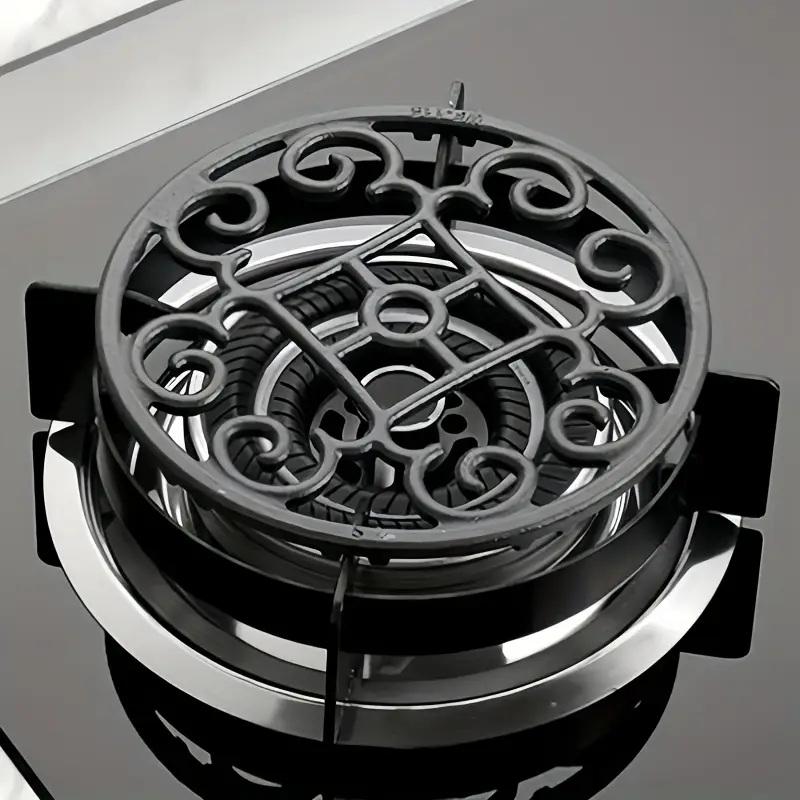 Non-Slip Cast Iron Trivet For Gas Stove - Durable Pot Holder, Decorative Kitchen Accessory For Enhanced Cooking Safety