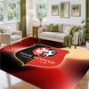 Stade Rennais FC Design Crystal Velvet Rug Soft Decorative Mat for Bedroom Entrance