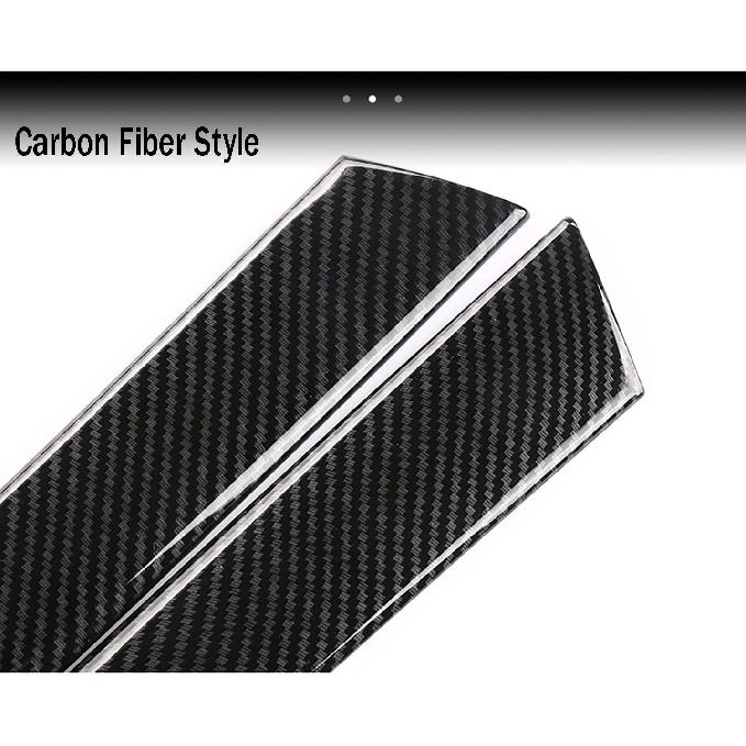 Car Accessories Fit for Honda Accord 10th Gen 2018-2022 Inner Side Door Panel Strip Cover Trim (Carbon Fiber Style) ABS 4 PCS