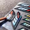 WP Suspension Shock Absorber Stickers for Motorcycles & Mopeds