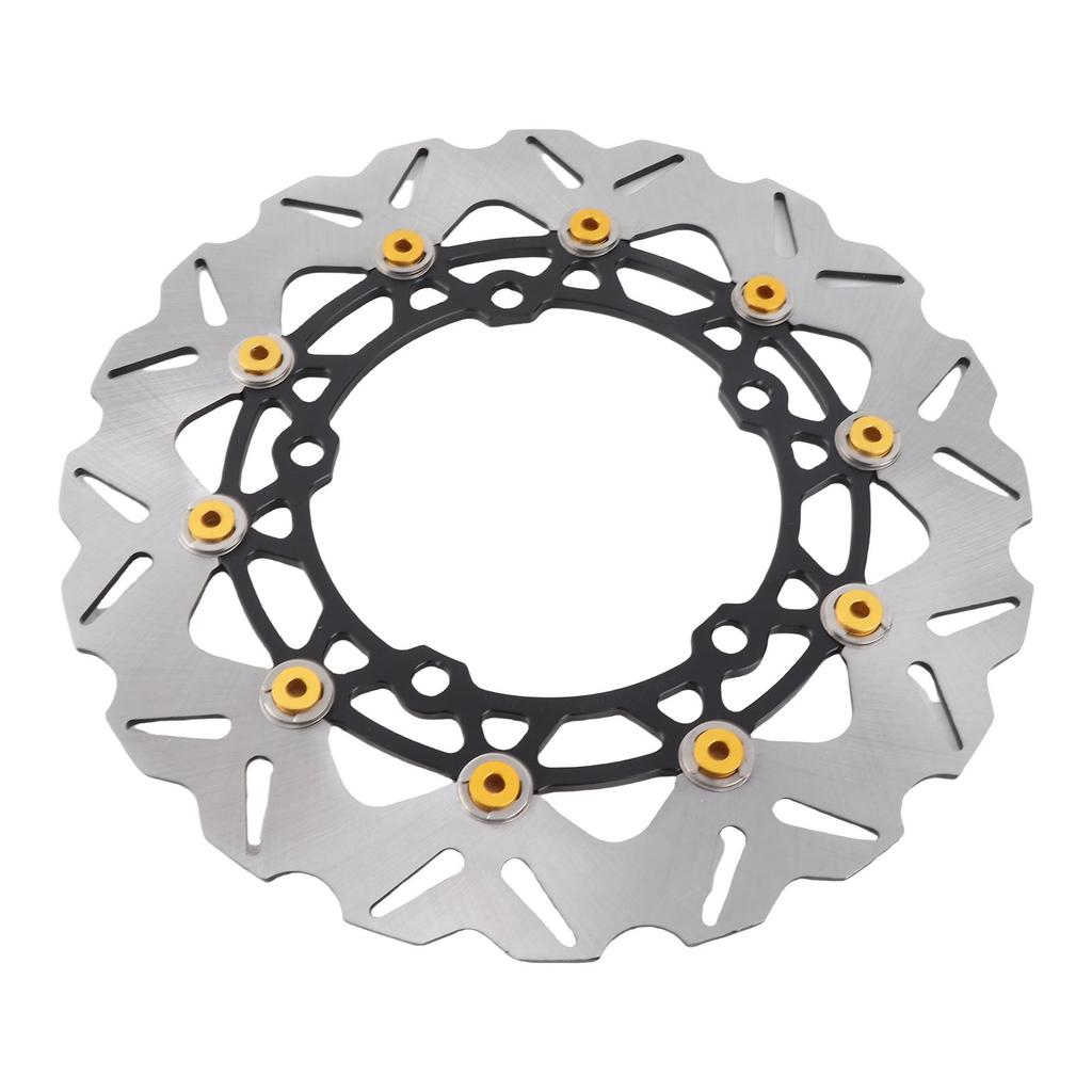 Motorcycle Front Brake Rotor 300mm CNC Stainless Steel Improve Braking Stability Replacement for