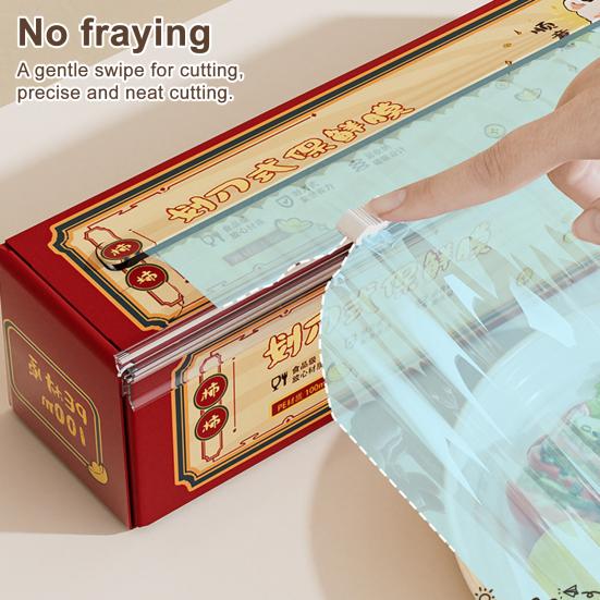 Folia spożywcza Magnetyczny uchwyt ścienny Cięcie w stylu nożyc Łatwa instalacja Kuchnia Przechowywanie żywności Folia