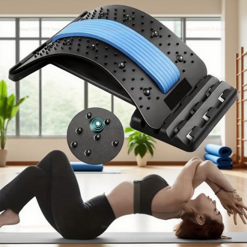 Lumbar Back Massage Muscle Relax Stretcher Posture Therapy Corrector Back Stretch Spine Stretcher Lumbar Support Pain Relief