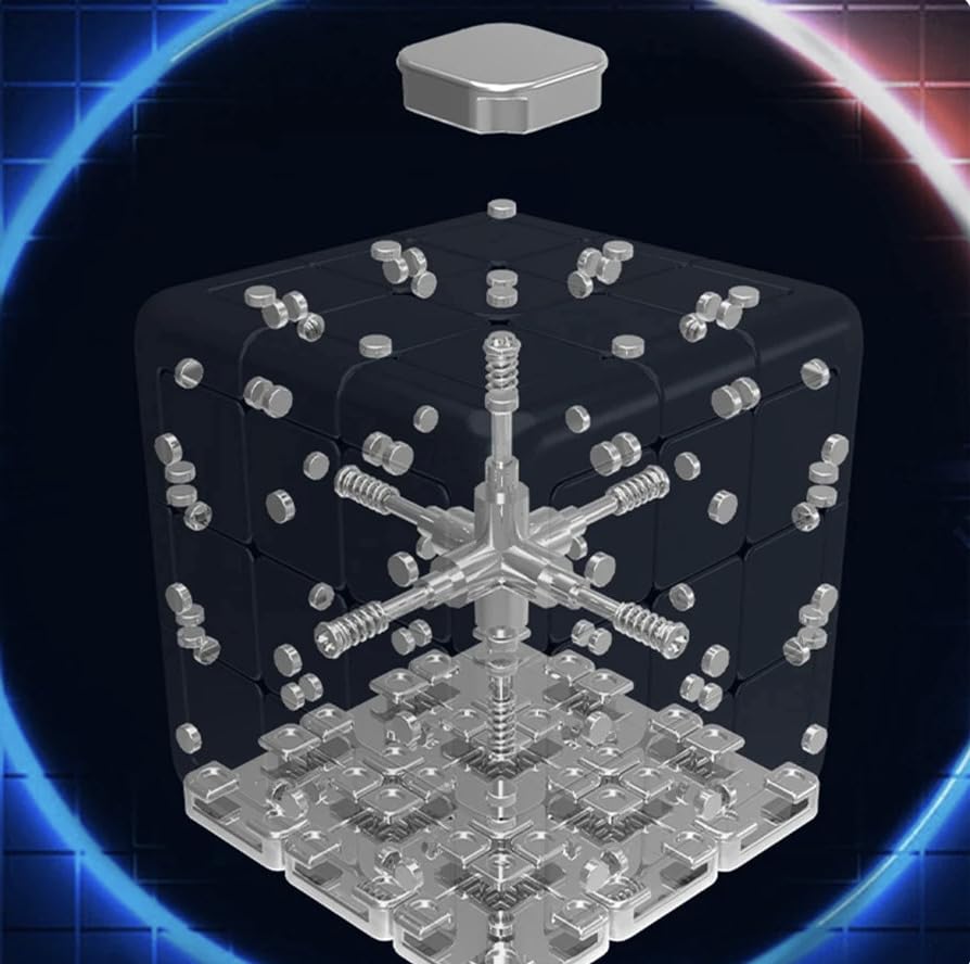 Kancharo YuXin Sliding Sudoku 2x2 [Pouch Included/Authentic] Sudoku Sliding Puzzle with Magnetic 2x2x2 Cube