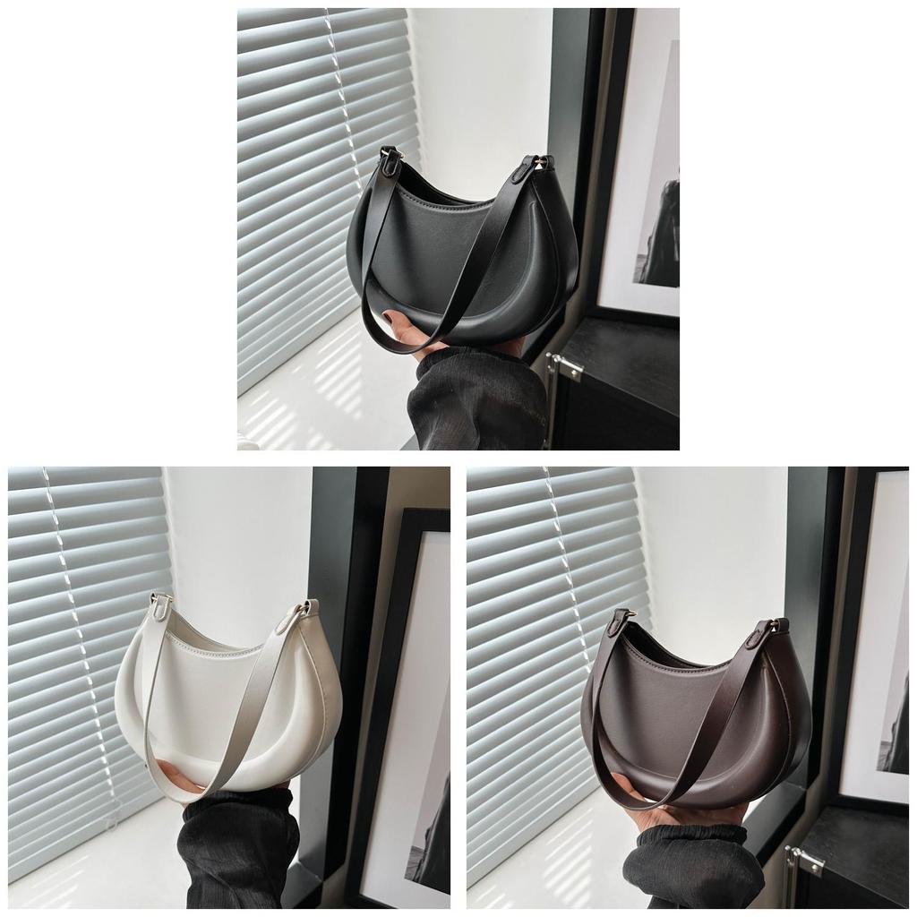 Minimalist Style 2024 Spring Small Shoulder Bag With Inner Zipper Pocket