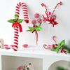1 Stück Weihnachtsbaum Zuckerstangen Picks Feiertage Wolle Bonbonrolle Dekorationen Neujahrsbaumdeko Büro Mehrere Optionen verfügbar