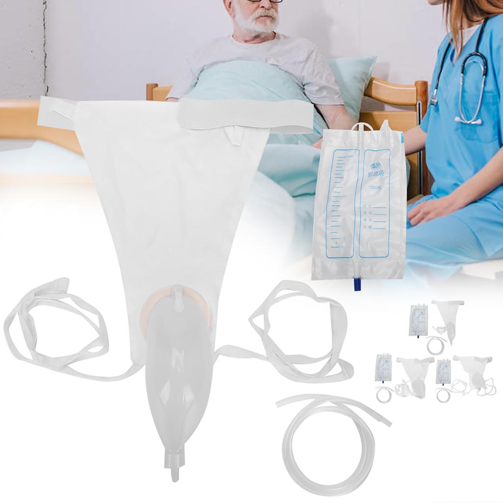 Torba do zbierania moczu Silikonowy pisuar wielokrotnego użytku Oddychający lejek do moczu w gospodarstwie domowym