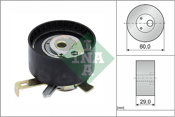 Ina Tensioner Pulley, Timing Belt; Deflection/Guide Pulley, Timing Belt 531 0345 Size 10