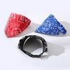 Dog Bandanas Bibs Large Pet Scarf Adjustable Pet Cotton Plaid Washable Bow Tie Collar Cat Dog Scarf Big Dog Accessories Kerchief