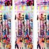 3pcs Kpop Witch Hunt Fluorescent Pen Cartoon Double Headed Marking Pen Gift High Beauty Student Stationery