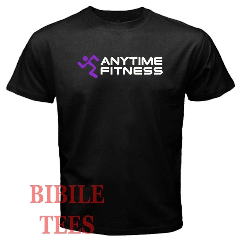 Anytime Fitness Gym Men s Black Size S to 5XL S