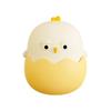 Cute Eggshell Chicken Night Lamp USB Rechargeable Silicone Lamp Tap Light Fun and Practical Desk Lamp as a Gift Is a Good Choice