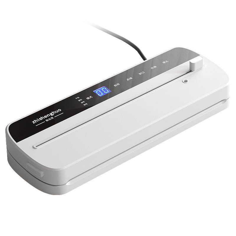 Household Vacuum Sealer for Food Preservation and Packaging белый