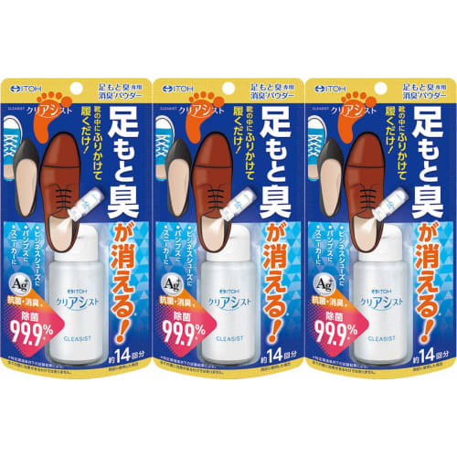 

[Set of 3] Clear Assist Foot Odor Eliminating Powder 14g
