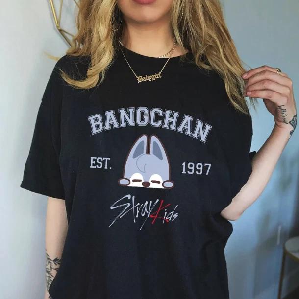 Bang Chan Wolf Chan Stray Kids Shirt, SKZ Shirt, Stay Shirt, Stay Friends Gift XL