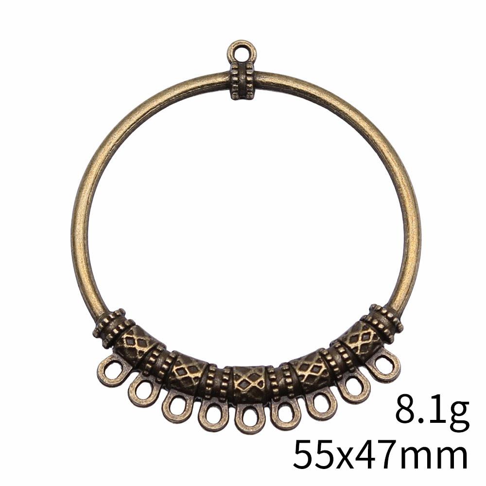 NewArrivals Jewelry Findings Angel Dream Catcher Earring Connector Accessories Parts Women's Bag Accessories For Women