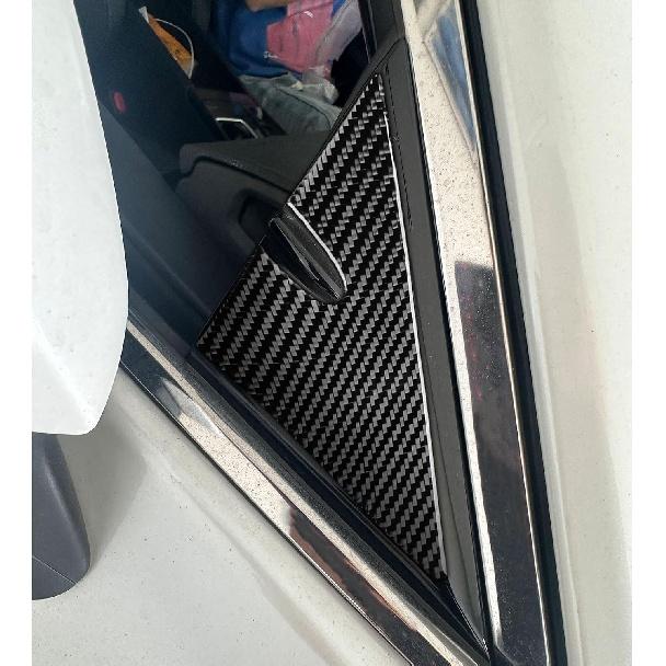 for Toyota Camry 2025-2026 Accessories A-Pillar Window Trim 2PC | Real Carbon Fiber, for Toyota Camry 2025 2026, Interior Trim Cover, Soft Thick