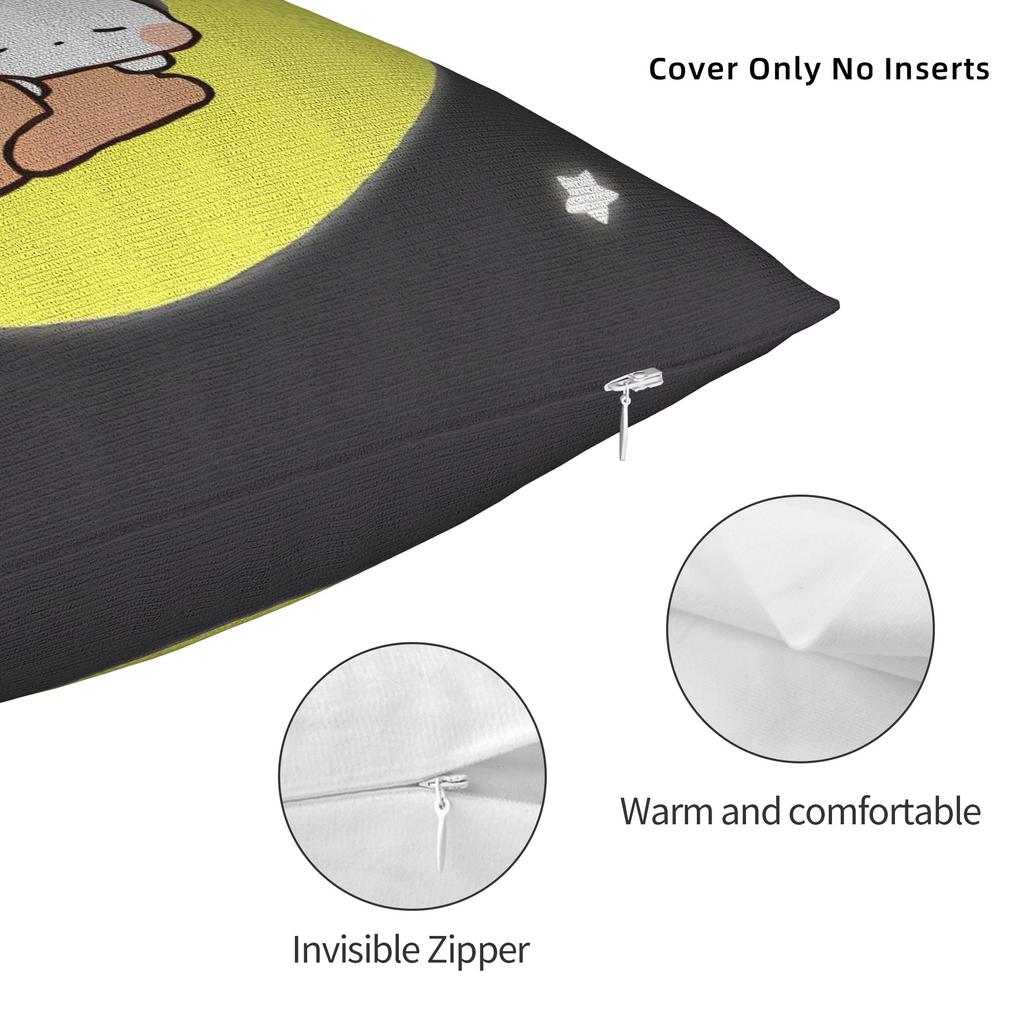 Bubu Dudu Sleep Pillow Cover  Fashion Pillow Case For Sofa Home Decoration Comfy Pillowcases Birthday Present