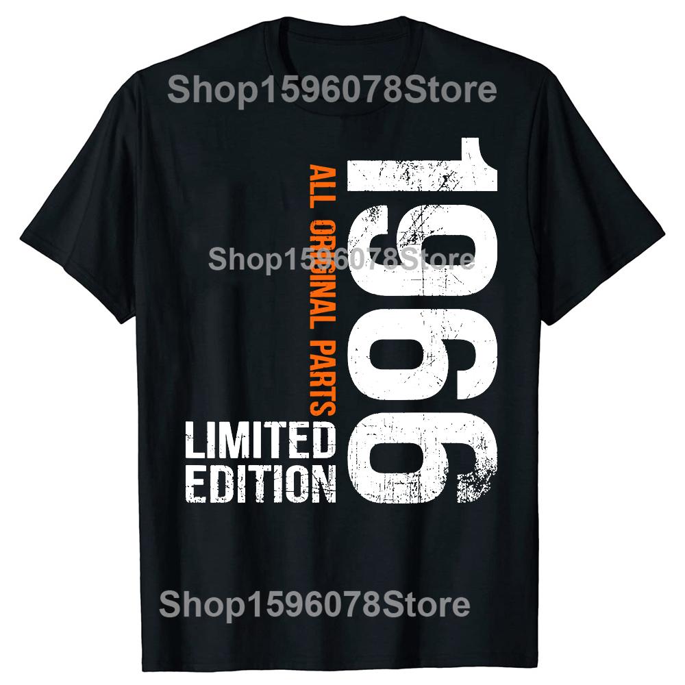 

Vintage 1966 59th Birthday Gifts 59 Years Old T Shirts Cotton Streetwear Short Sleeve Men Fashion Casual Loose Oversized T Shirt 4XL