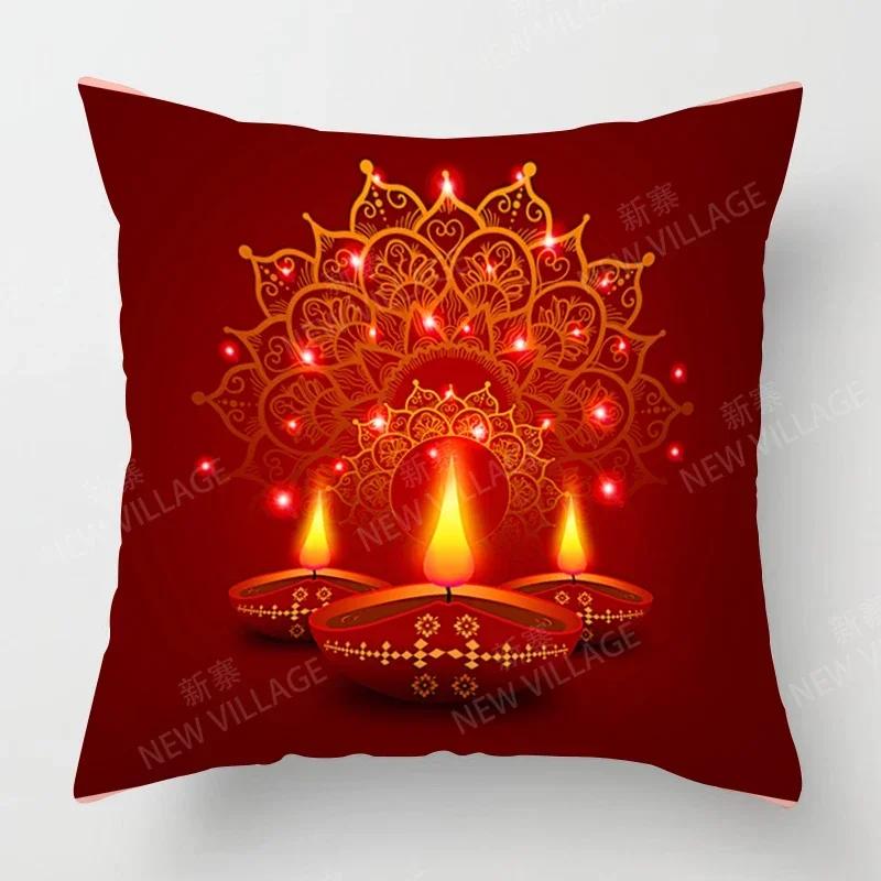 Fall Home Decor Autumn Living Room Throw Pillow Cover Sofa Boho Cushion Cover   Mandala