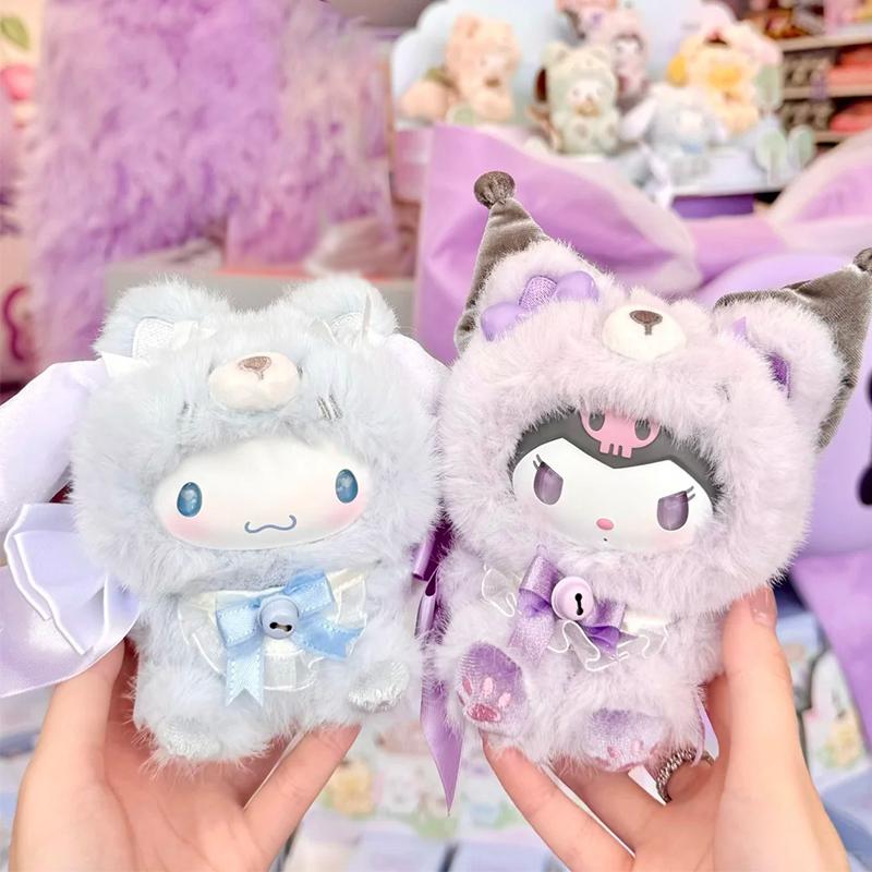 San rio Doll Characters Fox Island Blind Box Cinnamoroll Vinly Plush Pendants Surprise Box My Melody Anime Doll Mystery Bag Toy