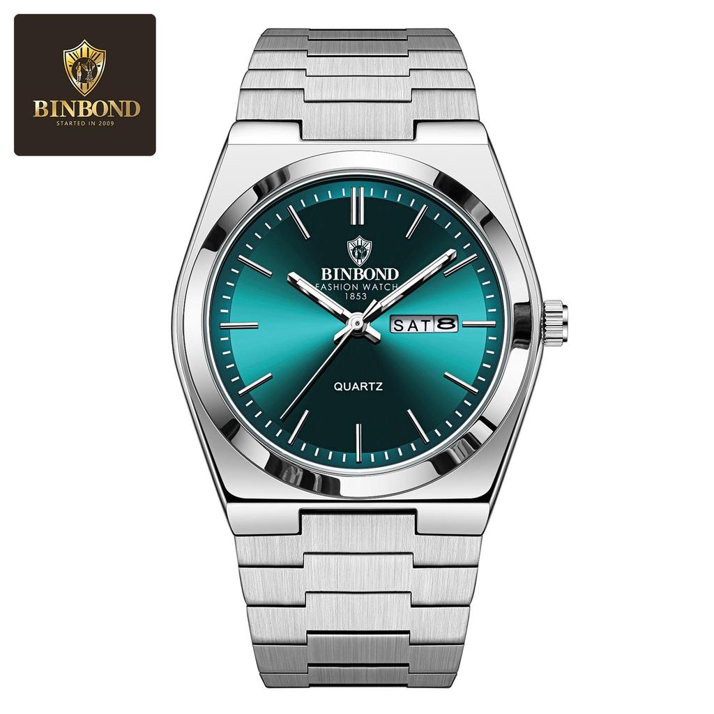 Genuine Men's Fully Automatic Waterproof Dual Calendar Business Watch