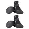 4pcs Soft Bottom Dogs Shoes Warm Fleece Puppies Pet Shoes Rain Shoes Footwear for Cold Weather Comfortable