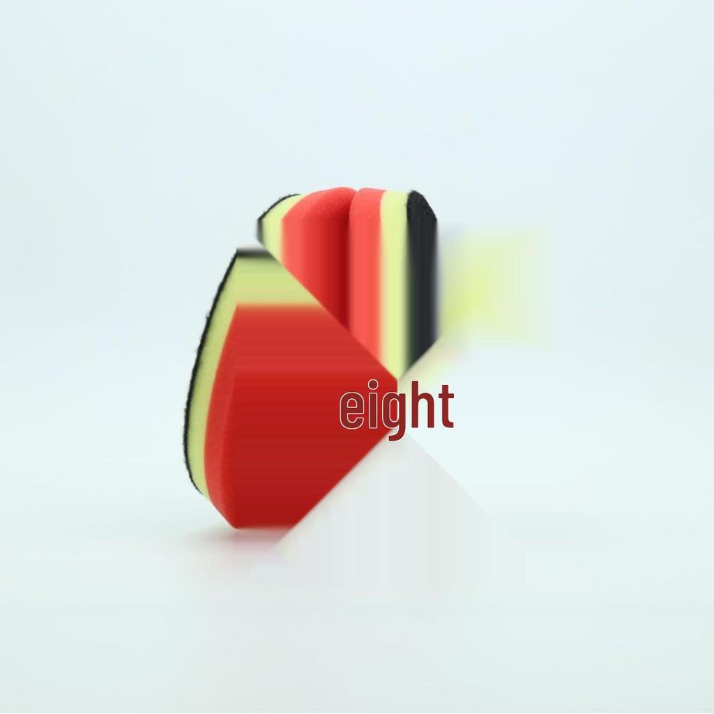 Double-Layer Self-Adhesive Car Detailing Sponge with Beveled Edge for Waxing and Polishing