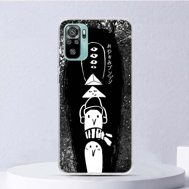 Oyasumi Punpun Soft Case For Xiaomi Redmi Note 14 13 12S 11S 10S 12 Pro Plus Phone Cover 11 10 11E 11T Note14 Shell Coque Note 1