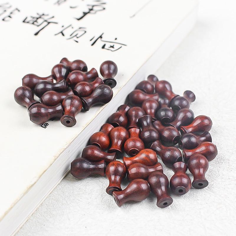 Zambia Blood Sandalwood Buddhist Beads Pendant Necklace - 108 Handcrafted Disciple Beads for DIY Accessories