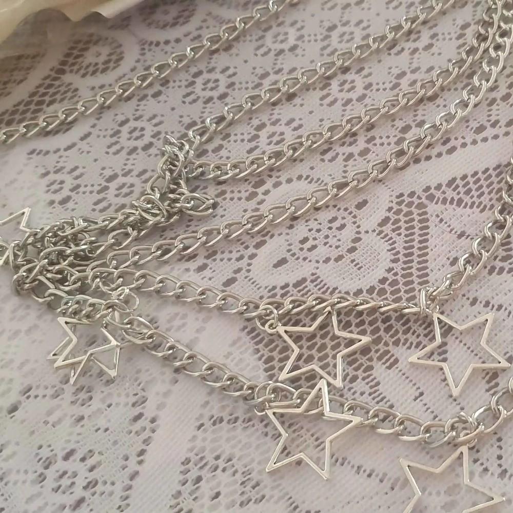 Punk Goth Women Waist Chain Y2K JK Accessory Trendy Waist Belt