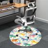 1pc Horse Cloud Office Round Area Rug, Under Office Chairs Bedroom Living Room Home Decor, Room Deco