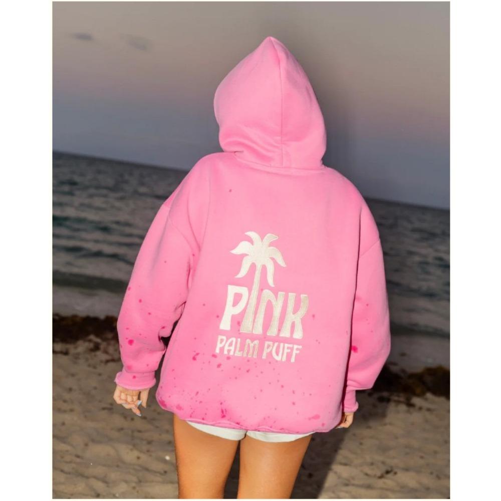 Mode Stickerei Kapuzenpullover Lässiges Lockeres Sweatshirt