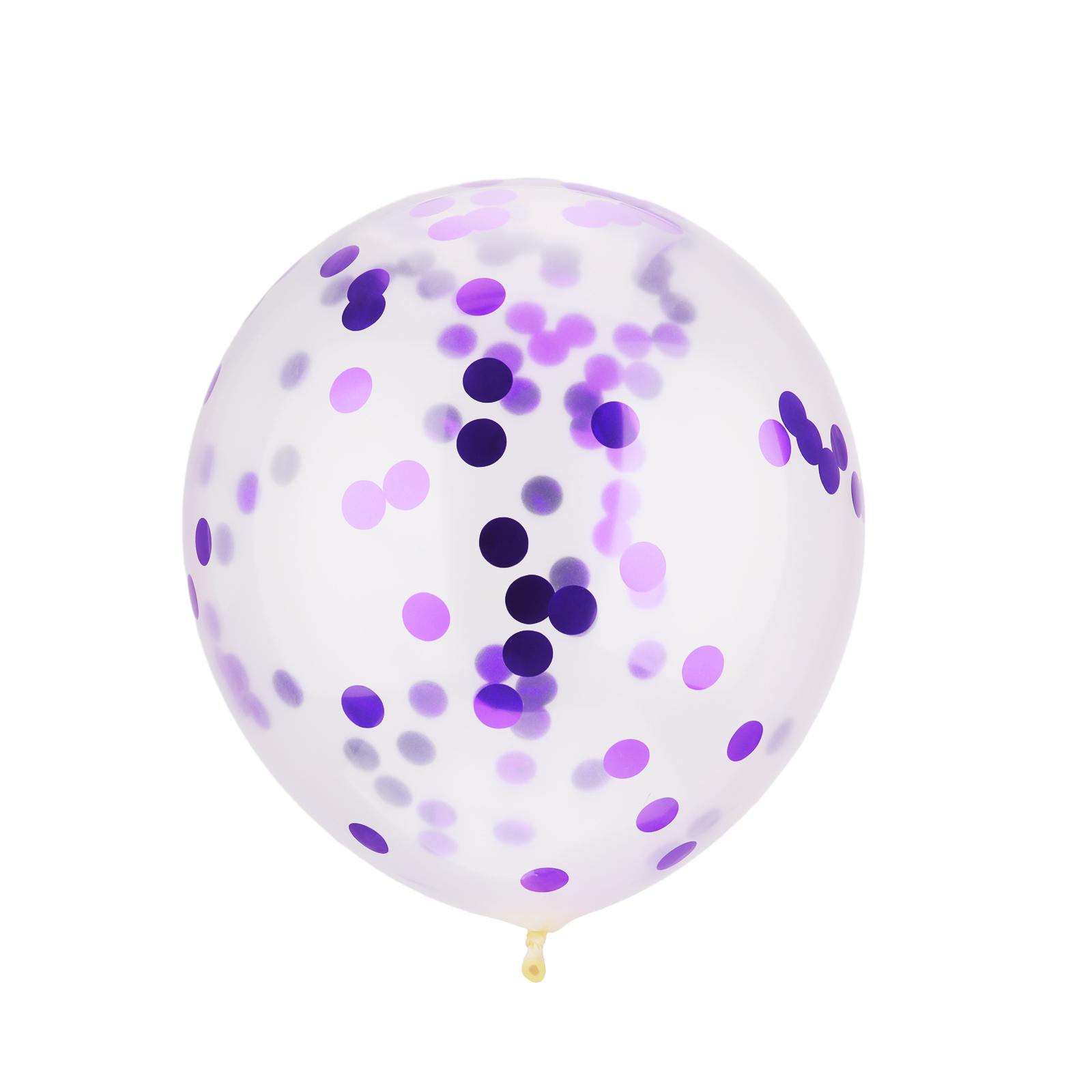 

10-30 шт. 12 дюймов сверкающие шары с блестками свадебное украшение неделя день рождения конфетти латекс прозрачный шар детский душ 10pcs&12INCH фиолетовый