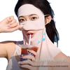 Damen UV-Schutz Gesichtsmaske: Eis-Seide, Atmungsaktiv, Sonnenschutz, Hohe Optik, Augenecken-Schutz