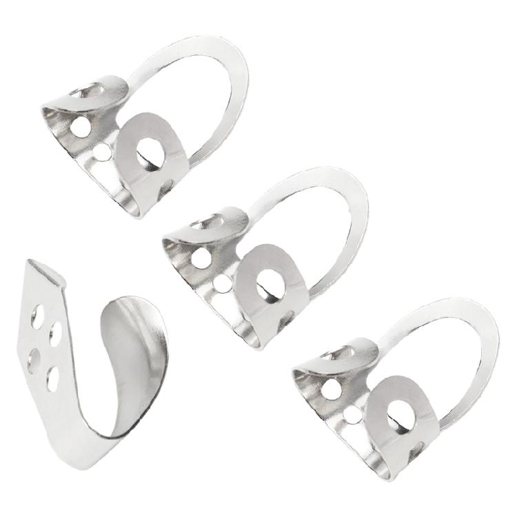 

4Pcs/pack Metal Guitar Thumb Picks Finger Picks Adjustable Guitar Plectrums for Acoustic Guitar Banjo Ukulele, Silver 1