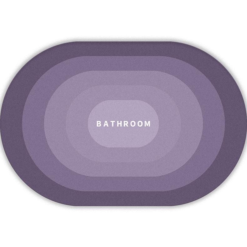 Entry Door Bathroom Absorbent Non-slip Foot Mat Small Fresh Diatom Mud Can Cut Household Bathroom Door Mat