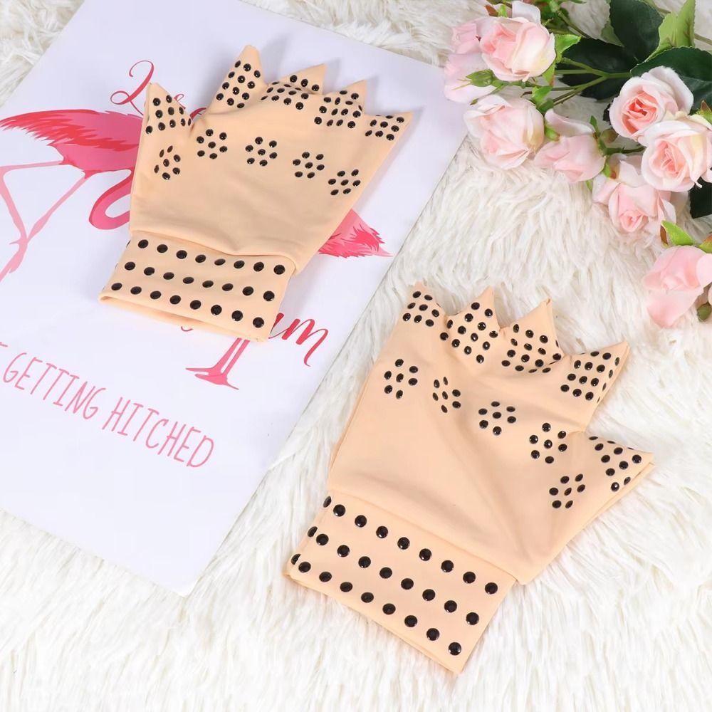 Arthritis Joint Magnetic Gloves Anti-UV Cycling Driving Gloves  Women Girls