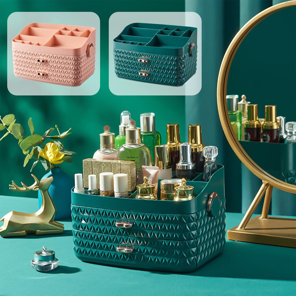 Cheap Makeup Organizer And Storage With Drawers, Makeup Organizer Box For Vanity, Cosmetic