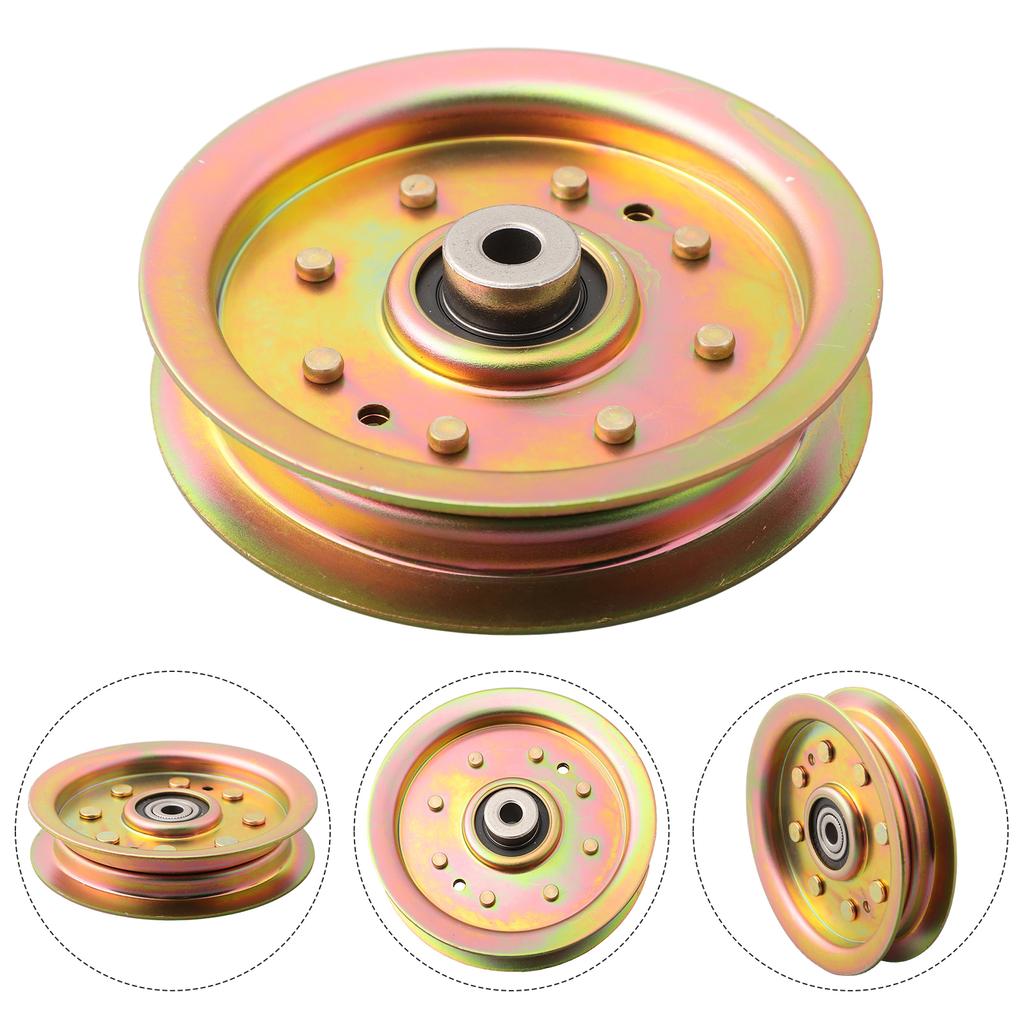 Flat Idler Pulley Component For For CADT Lawnmowing Equipment Suitable Replacements Include Part Number 75604129B