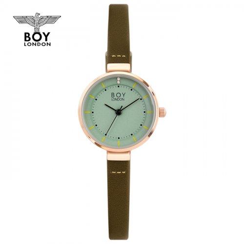 [BOY LONDON WATCH] BOY LONDON WATCH Simple Women s Leather Watch BLD5275-GR FREE