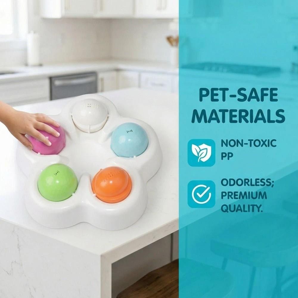 Rotatable Smart Slow Feeder Toys Stable Base Dog Hiding Food Bowl Pet Treat Dispenser Pet Supplies