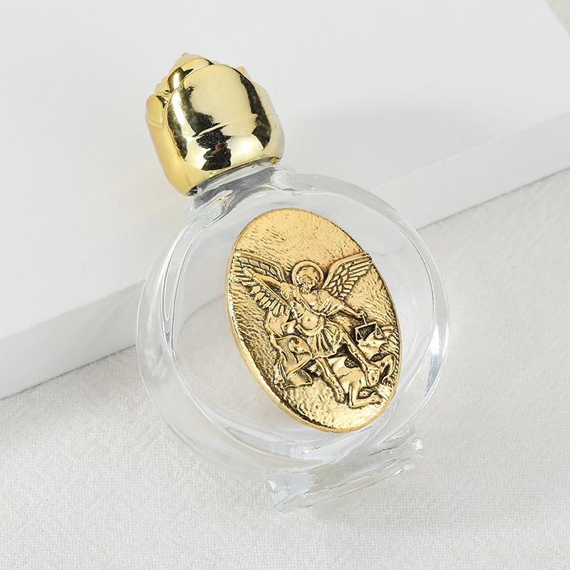 

Пустая бутылка для святой воды Иисуса Религиозная бутылка Христианские принадлежности для крещения Многоразовая портативная косметическая упаковка Пустая бутылка