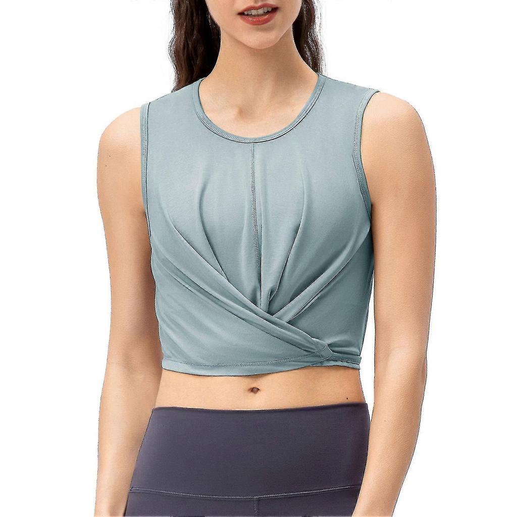 Vest,breathable Ice-feel Yoga Clothes Yoga Cover-up Women's Back Waist Strap Running Fitness Clothes Duanguan