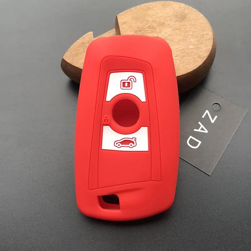 

ZAD silicone key fob cover case shell skin hood for BMW F10 F20 F30 Z4 X1 X3 X4 M1 M2 M3 E90 1 2 3 5 7 SERIES Remote keyless