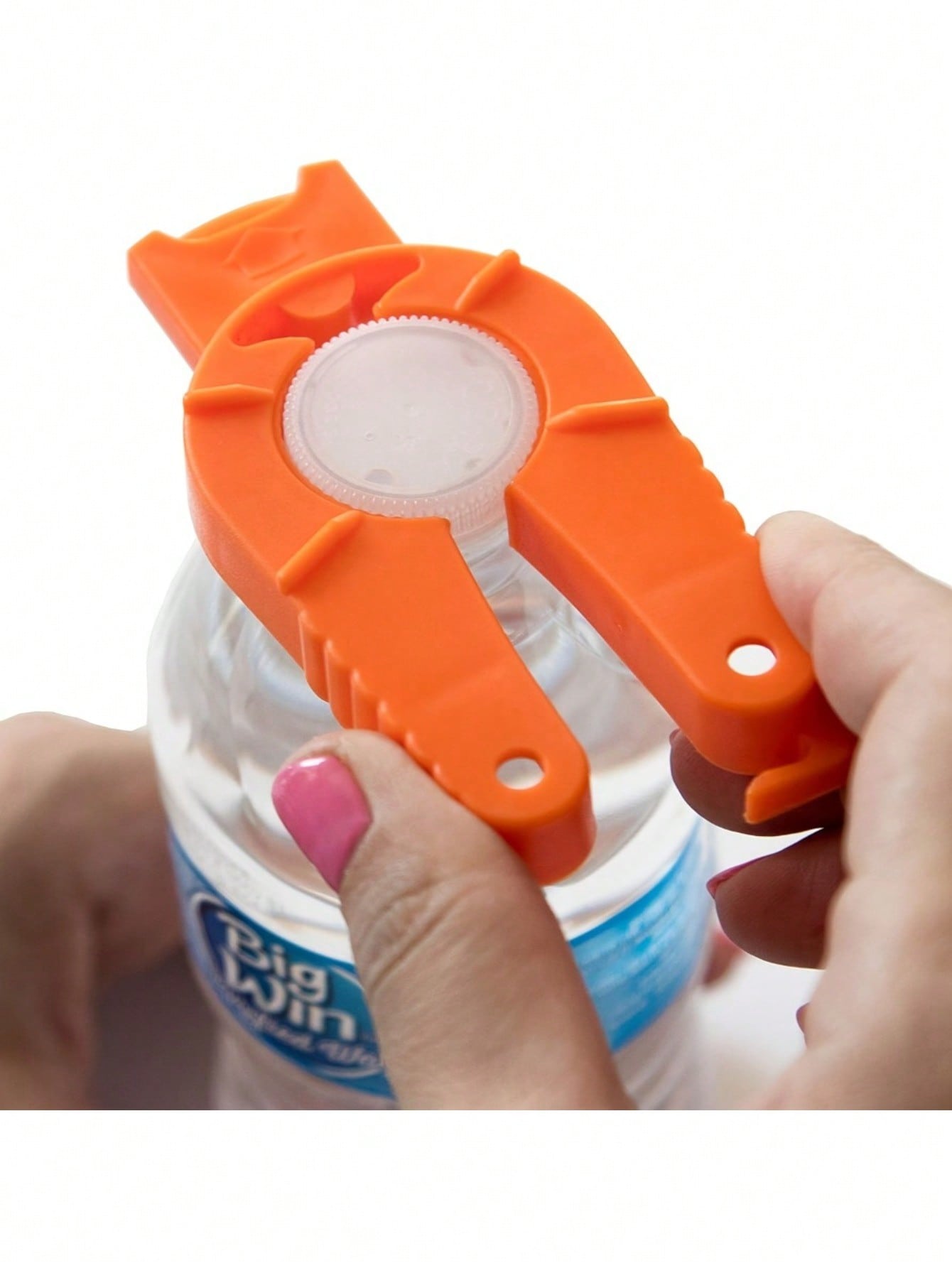 

Multi-Function Bottle Opener, Suitable for People with Weak Hand Strength, Elderly, Arthritis Patients - Plastic Water Bottle Cap Solid Color&S оранжевый