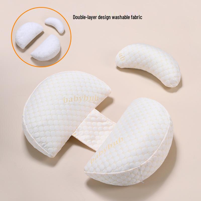 U-Shaped Pregnancy Pillow: Lumbar & Belly Support for Side Sleepers, Antibacterial & Postpartum-Friendly