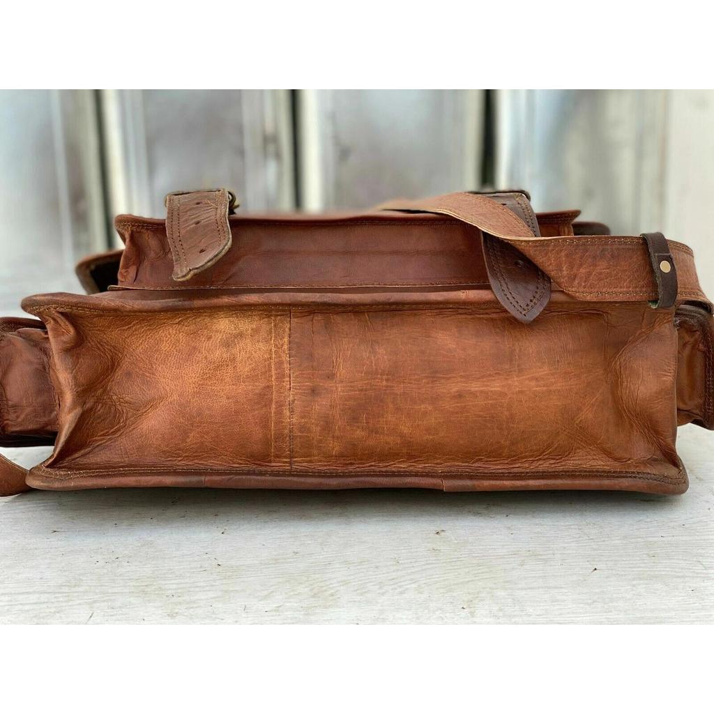 Leather Briefcase Laptop Messenger Bag Best Computer Satchel Handmade Bag Men's